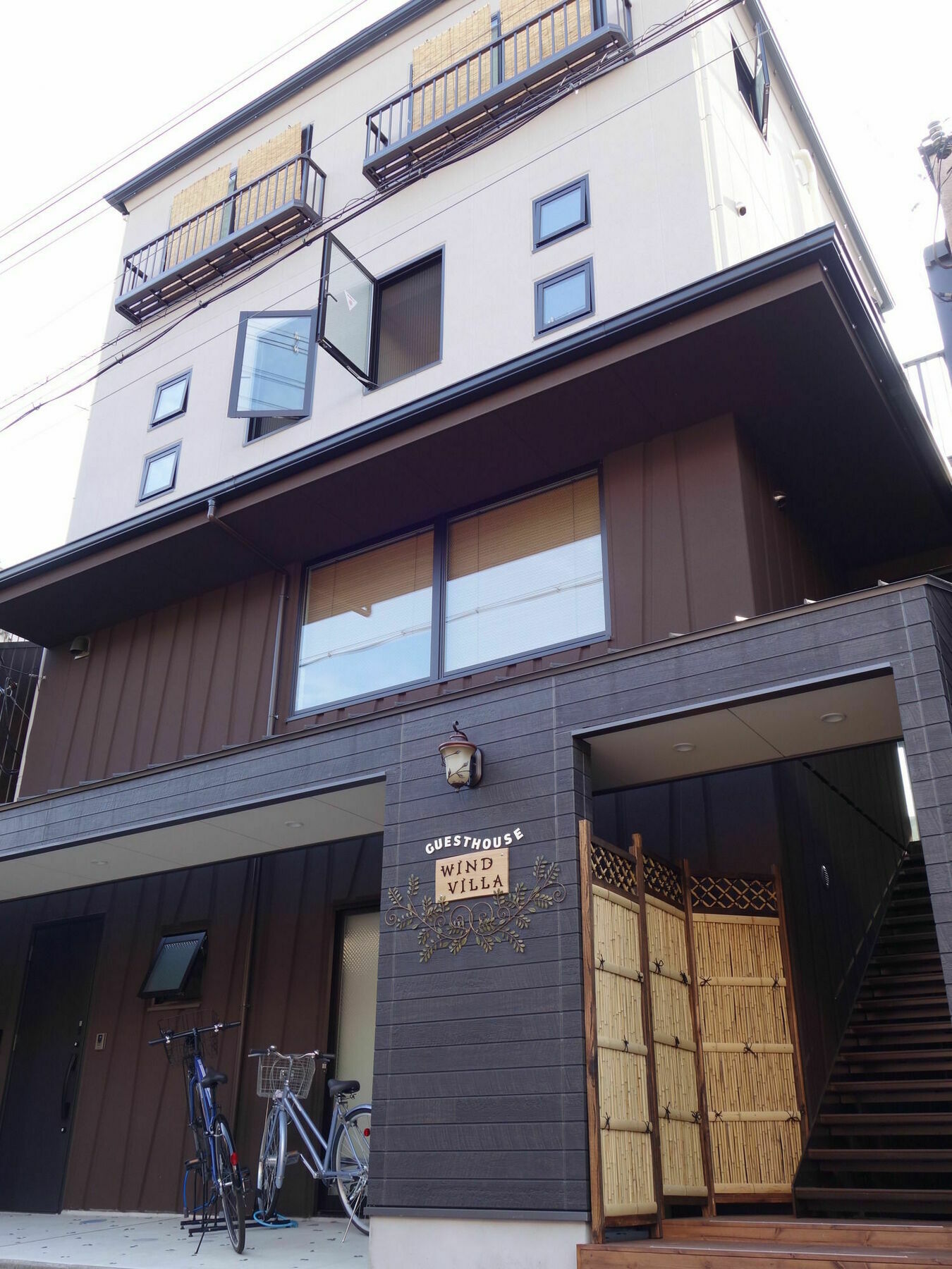 Guesthouse Wind Villa Kyoto Bagian luar foto
